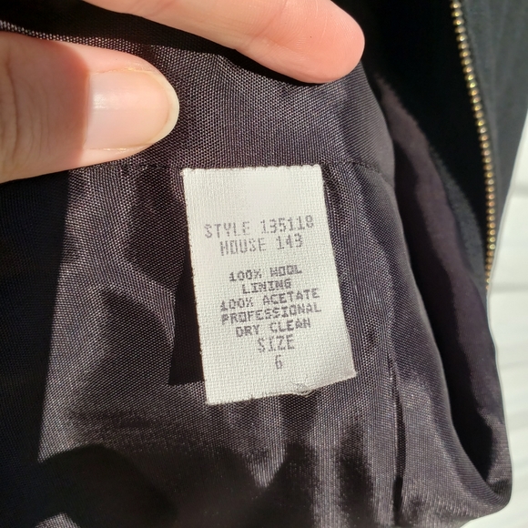 Mary McFadden gorgeous long wool blazer w zippers - Picture 8 of 9